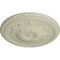 Ekena Millwork Richmond Ceiling Medallion (Fits Canopies up to 2 5/8"), Hand-Painted Clear Yellow, 18"OD x 1 3/8"P CM18RICYF - alternate 2